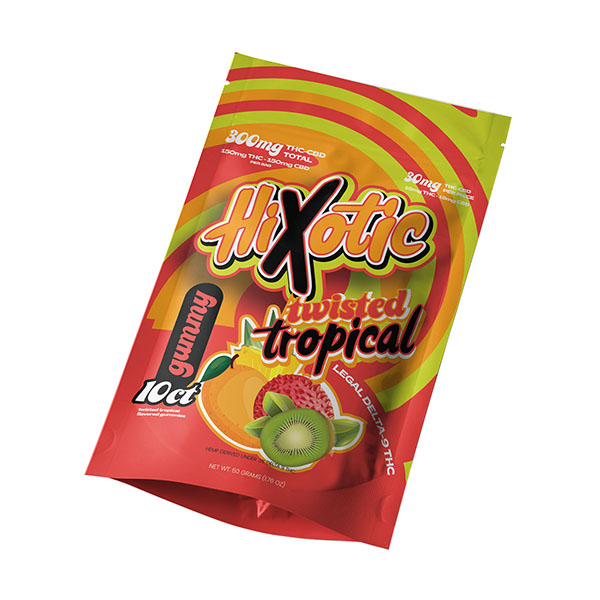 hixotic d9 gummies 10ct twisted tropical