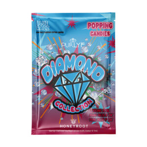 purlyf diamond collection popping candies blue razz