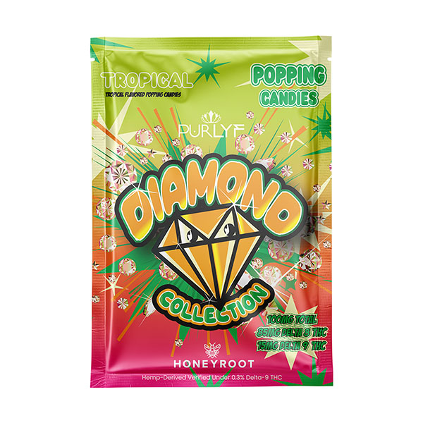 purlyf diamond collection popping candies tropical