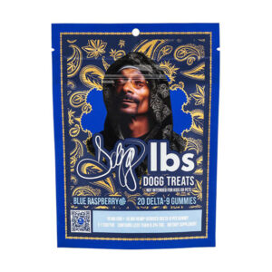 snoop dogg 20ct d9 gummy blue raspberry