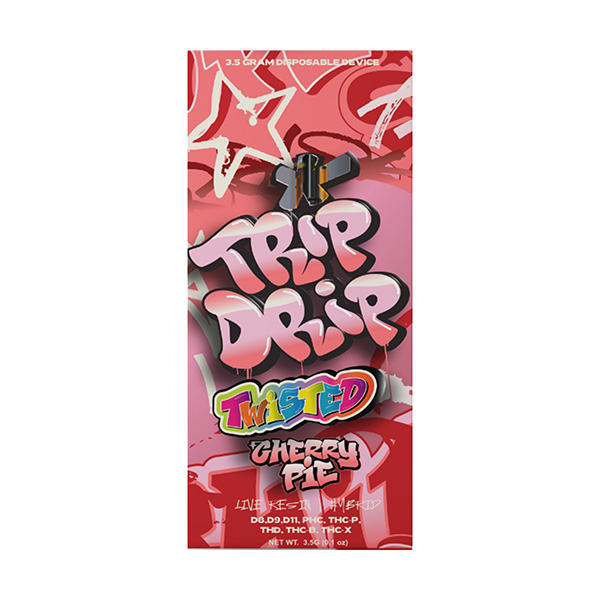 trip drip 8x3 disposable 3.5g cherry pie trip drip 8x3 disposable 3.5g cherry pie