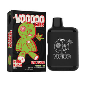 voodoo labs 4g live sugar disposable king kush