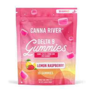 canna river d9 gummy lemon raspberry