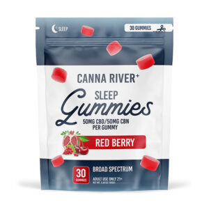 canna river sleep gummy red berry