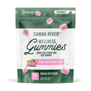 canna river wellness gummy pink watermelon