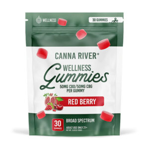 canna river wellness gummy red berry