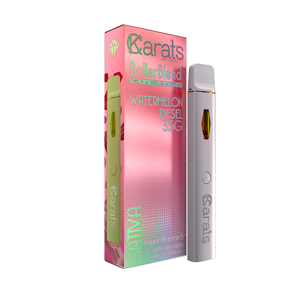 carats baller blend 3.5g disposable watermelon diesel