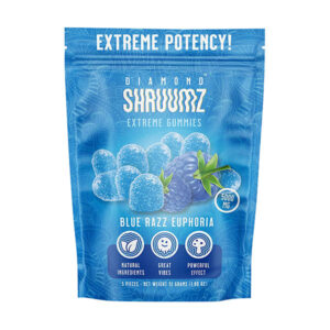 diamond shruumz gummies 5pc bluerazzeuphoria