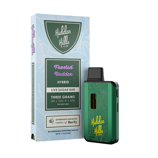 Hidden Hills Live Sugar Bar Vape | 3g | Delta 8 Resellers Hidden Hills Live Sugar Bar Vape | 3g | Delta 8 Resellers