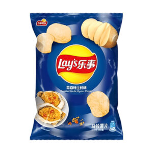 lays chips roasted galic oyster