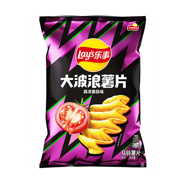 lays chips wavy pure tomato