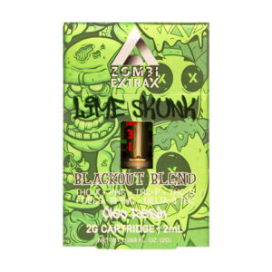 zombi blackout blend 2g cartridge lime skunk