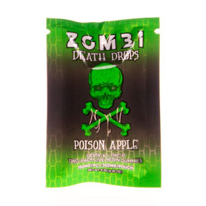 zombi death drops 300mg gummies poison apple