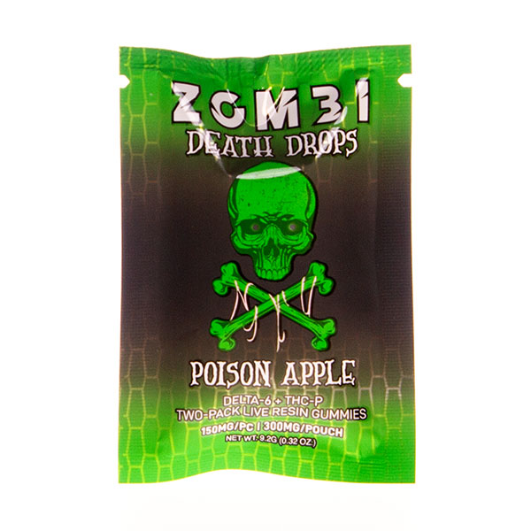 Zombi Death Drops Gummies D6 + THCP 1500mg - Great CBD Shop