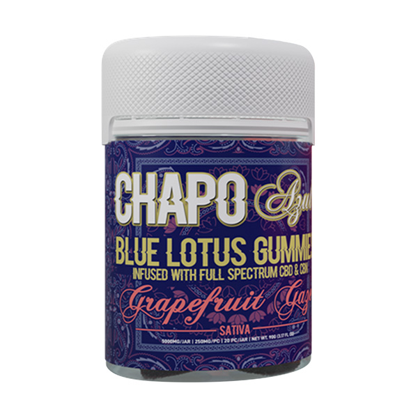 chapo azul 5000mg gummies blue lotus grapefruit gaze