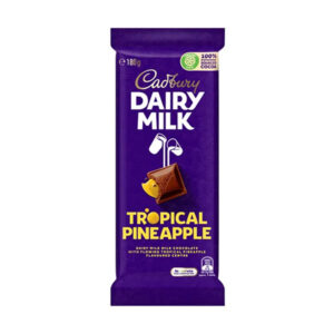 cadbury dairy milk tropical pineapple 180g