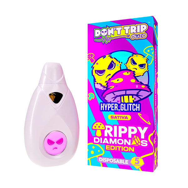 dozo dont trip trippy diamonds 5g disposable hyper glitch