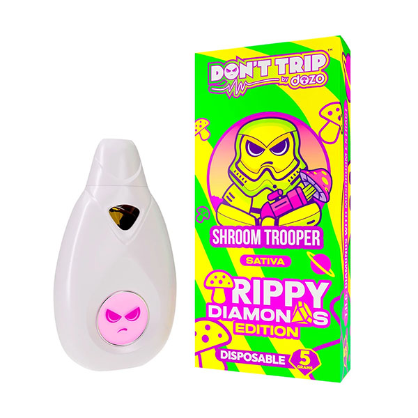 dozo dont trip trippy diamonds 5g disposable shroom trooper