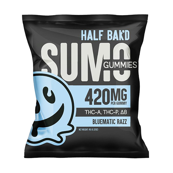 half bakd sumo gummies 420mg 2ct bluematic razz half bakd sumo gummies 420mg 2ct bluematic razz