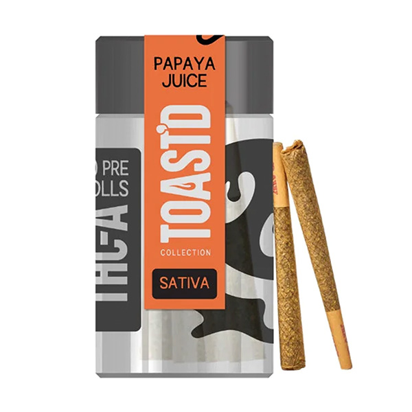 half bakd toastd prerolls papaya juice