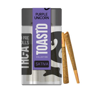 half bakd toastd prerolls purple unicorn