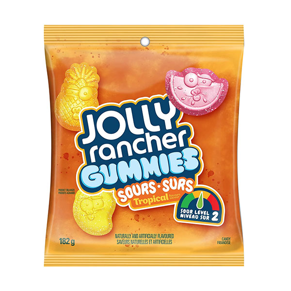 jolly rancher gummies sours tropical