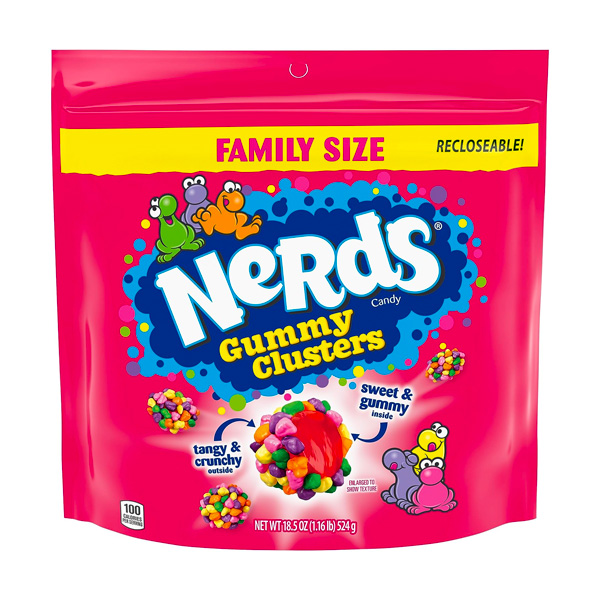 The New Nerds Gummy Clusters Combine Crunchy and Gummy Bites, So