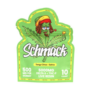 shmack 5000mg gummies tangy citrus