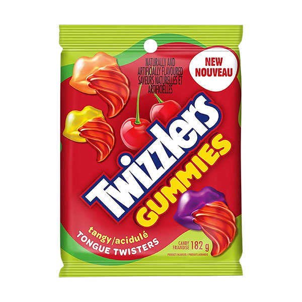 twizzlers gummies tangy