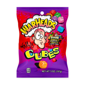 exotic warheads sour chewy cubes | 141g
