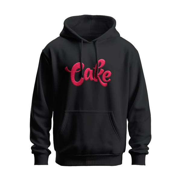 Cake Black and Red Hoodie