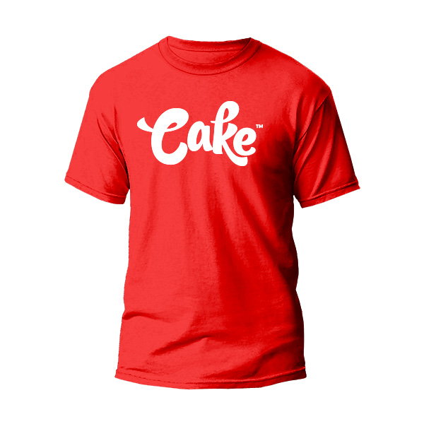 cake apparel t shirt red