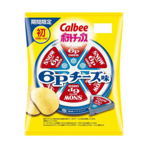 calbee chips 6 piece snow cheese