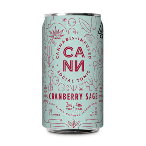 cann 8oz tonic cranberry sage