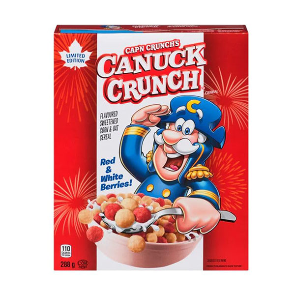 capn crunchs canuck crunch red and white berries