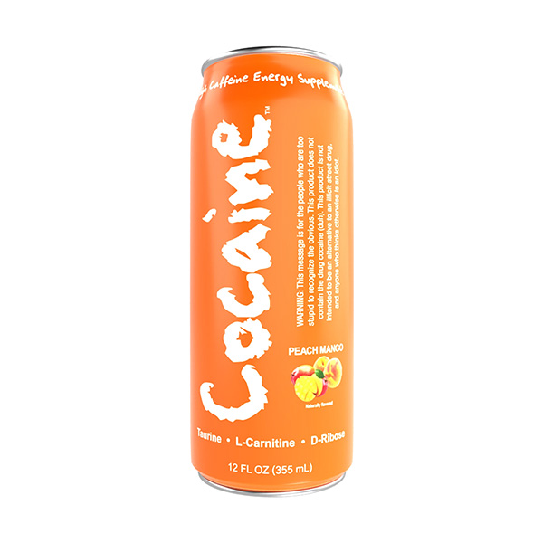 cocaine energy drink peach mango