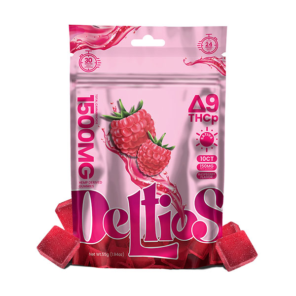 deltios d9 thcp 1500mg gummies sativa raspberry