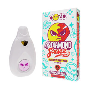 dozo diamond sauce 5g disposable white rhyno