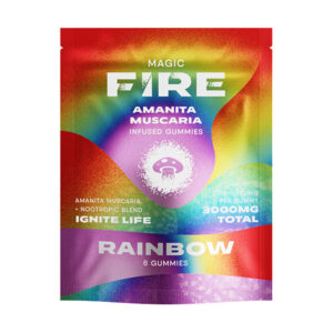fire amanita muscaria gummies 3000mg rainbow