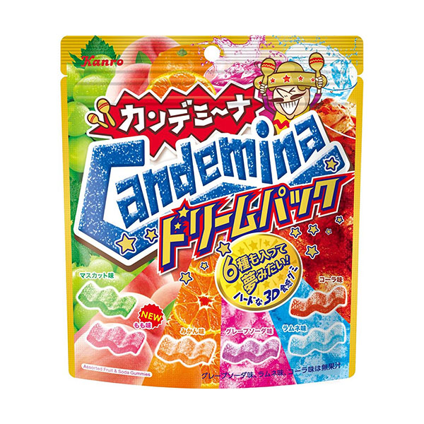 Exotic Kanro Candemina Fruit Soda Gummies | Delta 8 Resellers