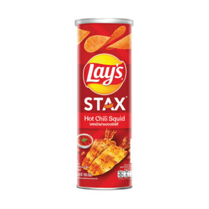 lays stax chips hot chili squid