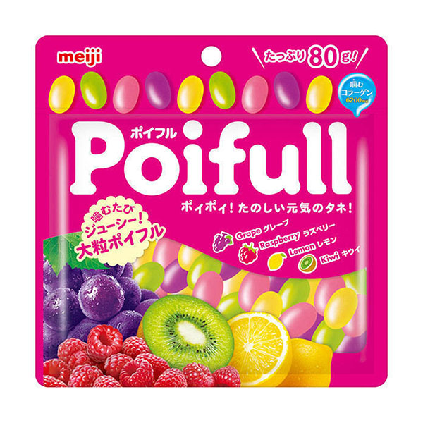 meiji poifull jelly beans fruit