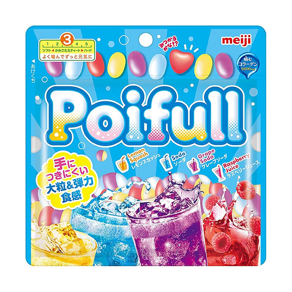 meiji poifull jelly beans soda