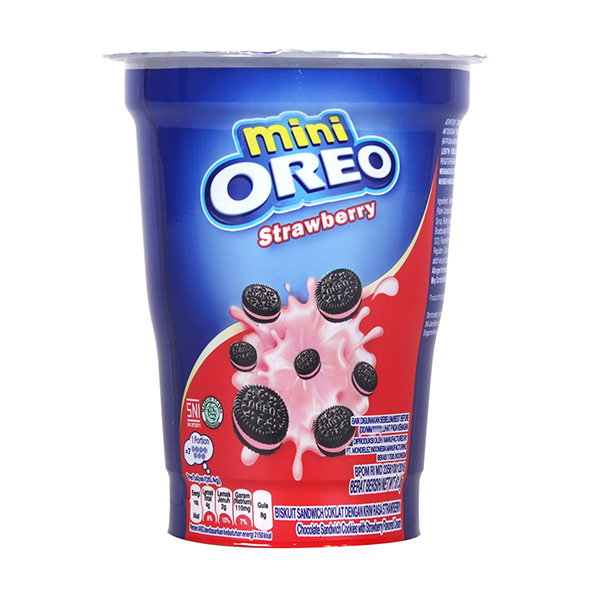 oreo mini cup strawberry