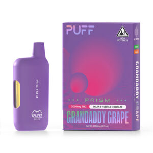 puff prism 3g disposable grandaddy grape