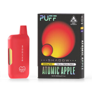 puff shadow 3g disposable atomic apple