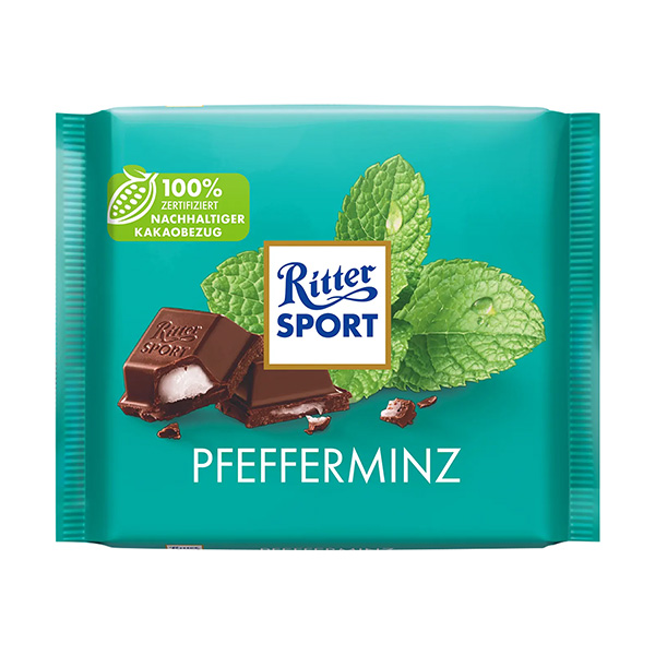 ritter sport chocolate bar peppermint