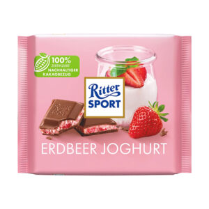 ritter sport chocolate bar strawberry yogurt