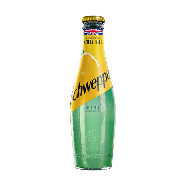schweppes soda lemon mint
