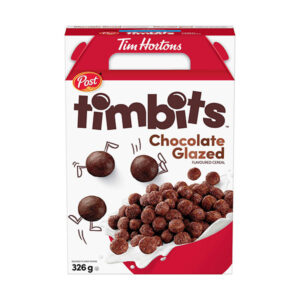 tim hortons timbits cereal chocolate glazed